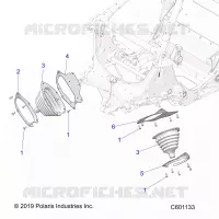 CHASIS, TIE ROD BOOT ASM.