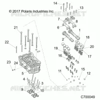 ENGINE, CULATA AND VALVES