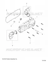 DRIVE TRAIN, TAPA DEL EMBRAGUE AND DUCTING