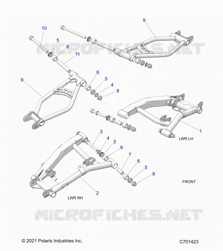 SUSPENSION TRASERA CONTROL ARMS
