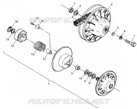 accionado de embrague XPLORER 300 W98CC28C (4945264526C004)