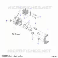 BRAKES, PINZA FRENO DELANTERA