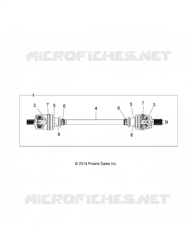 TREN, FRONT HALF SHAFT