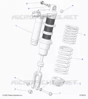 SUSPENSION, CHOQUE FRONTAL MOUNTING