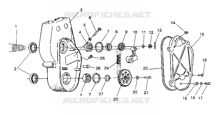 CADENACASE ASSEMBLY LITE GT/0933133 AND STARLITE GT/0933127 (4923232323014A)