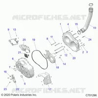 TREN, CLUTCH COVER AND DUCTING