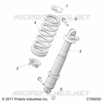 SUSPENSION TRASERA SHOCK MOUNTING