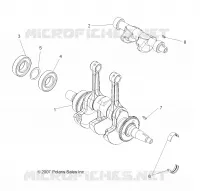 MOTOR, CIGUEÑAL AND BALANCE SHAFT