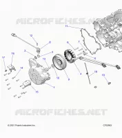 ENGINE, STATOR AND FLYRUEDA