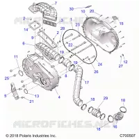 TREN, CLUTCH COVER AND DUCTING