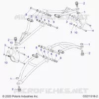 SUSPENSIÃ“N DELANTERA A-ARM MOUNTING