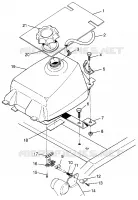 GASOLINA TANK Trail Boss W97AA25C (4940574057A011)