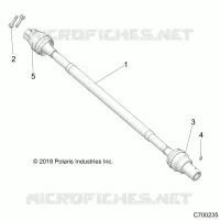 TREN, REAR PROP SHAFT