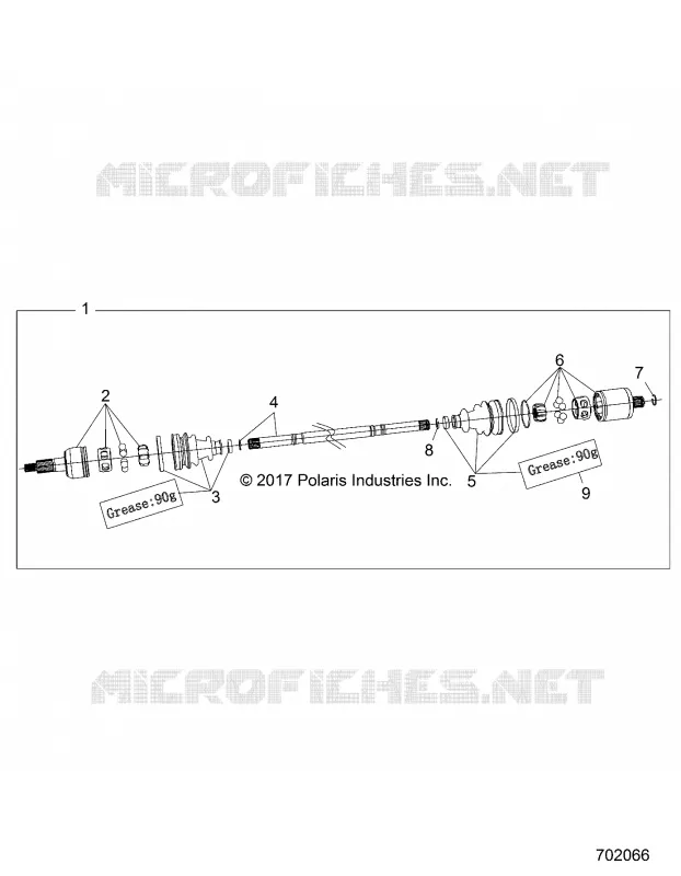 TREN, HALF SHAFT, REAR
