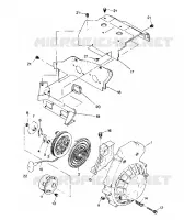 VENTILADOR CAJA/ARRANQUE DE RETROCESO Indy Lite (4919311931032A)