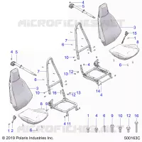 ASIENTO AND SEAT BELT MOUNTING
