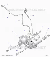 TREN, FRONT GEARCASE MOUNTING