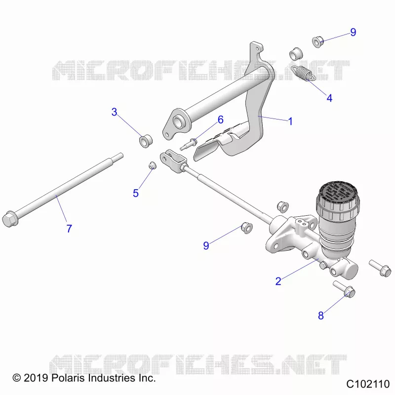BRAKES, PEDAL AND CILINDRO MAESTRO MOUNTING