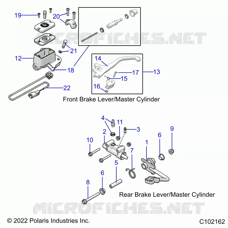 BRAKES, BRAKE LEVERS AND CILINDRO MAESTROS