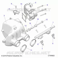 ENGINE, TOMA DE AIRE MANIFOLD