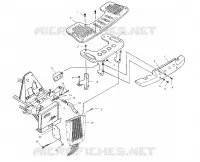 FRONT RACK AND PARACHOQUES DELANTERA