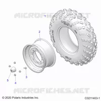 RUEDAS, FRONT TIRE