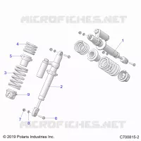SUSPENSION, CHOQUE FRONTAL MOUNTING