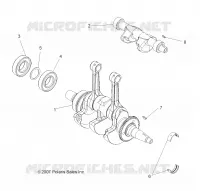 MOTOR, CIGUEÑAL AND BALANCE SHAFT