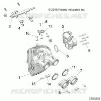 ENGINE, INTAKE AND CUERPO DE MARIPOSA