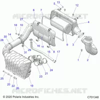 ENGINE, TOMA DE AIRE SYSTEM