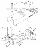 ASIENTO Y TANQUE DE GAS XLT 0970756, XLT SKS 0970556, and XLT RMK 0970956 (4937693769A007)