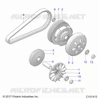 TREN, PRIMARY CLUTCH