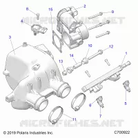ENGINE, TOMA DE AIRE MANIFOLD
