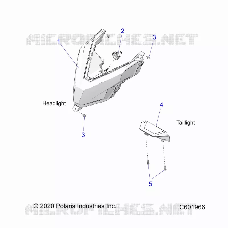 ELECTRICA, HEADLIGHT AND TAILLIGHT