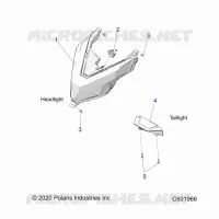 ELECTRICA, HEADLIGHT AND TAILLIGHT