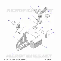 ELECTRICA, BATTERY, MANUAL START POWER UP COMPONENTS