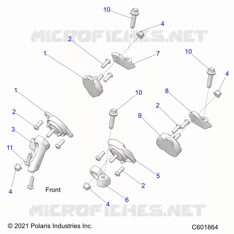 MOTOR, MOUNTING & LONG BLOCK