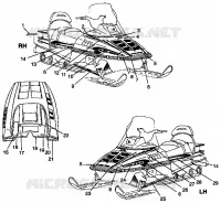 ETIQUETAS WIDETRAK LX 0972065 and  EUROPEAN WIDETRAK LX E972065 (4938223822A011)