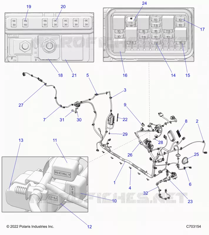 ELECTRICA, WIRE HARNESS, CHASSIS