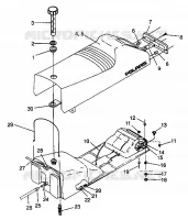 ASIENTO Y tanque de gas ASAMBLEA Storm 0940782 and Storm SKS 0940582 (4925032503002A)