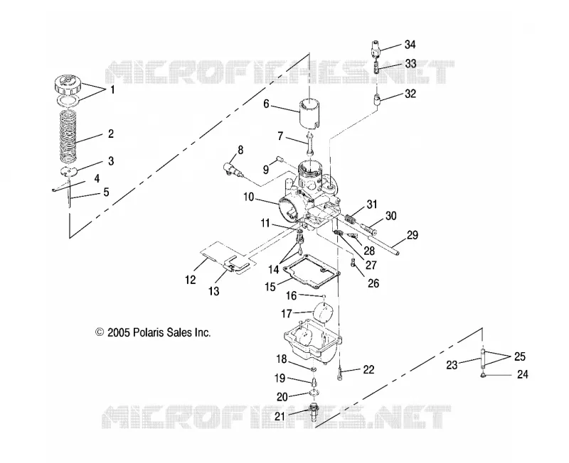 MOTOR, CARBURADOR