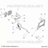 ELECTRICA, HORN AND LICENSE PLATE BRACKET