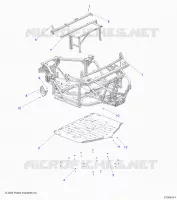 CHASSIS, MAIN FRAME AND ESQUÃD PLATES