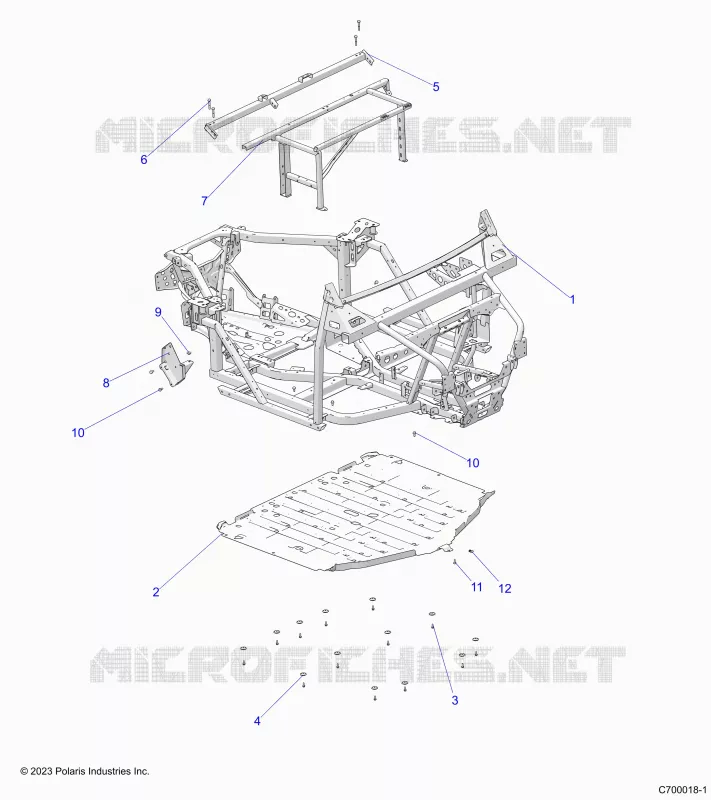CHASSIS, MAIN FRAME AND ESQUÃD PLATES