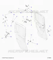 PUERTAS, REAR, MOUNTING