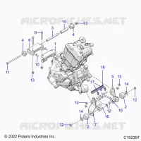 MOTOR, MOUNTING & LONG BLOCK