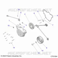 ENGINE, STATOR AND FLYRUEDA