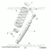 SUSPENSION, CHOQUE FRONTAL MOUNTING