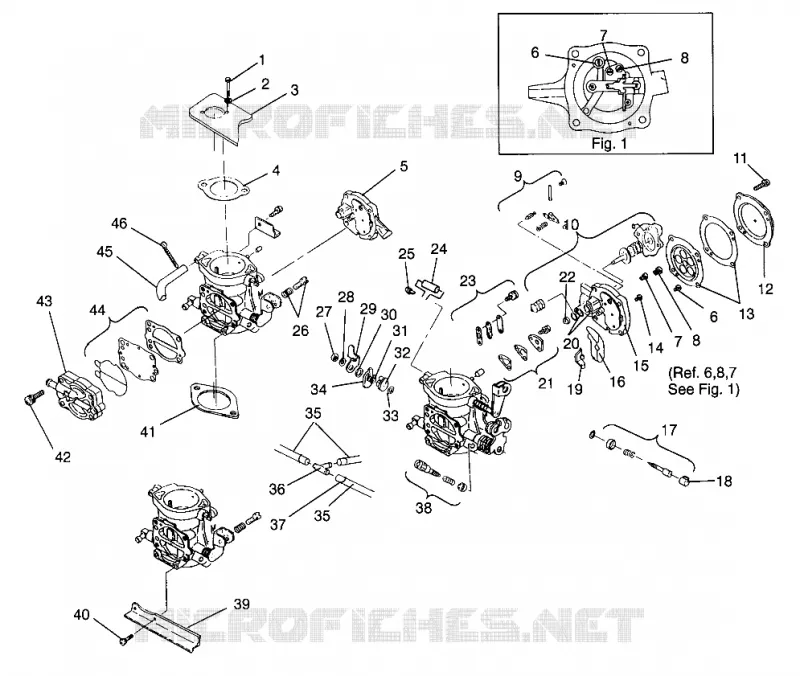 CARBURADOR SL 900 B964291 AND INTL. SL 900 I964291 (4935583558C004)