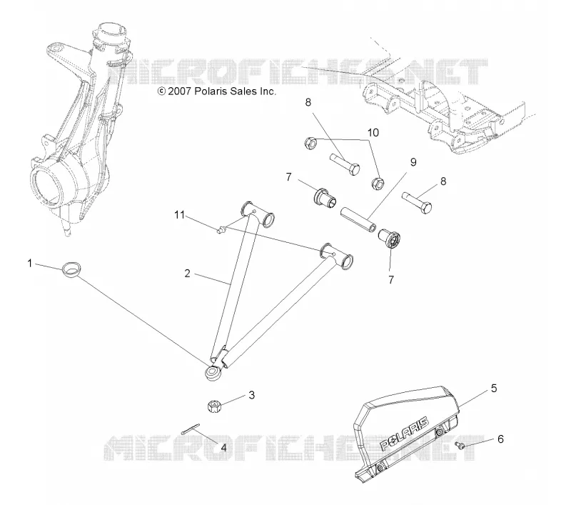 SUSPENSION, A-ARM and PUNTAL MOUNTING